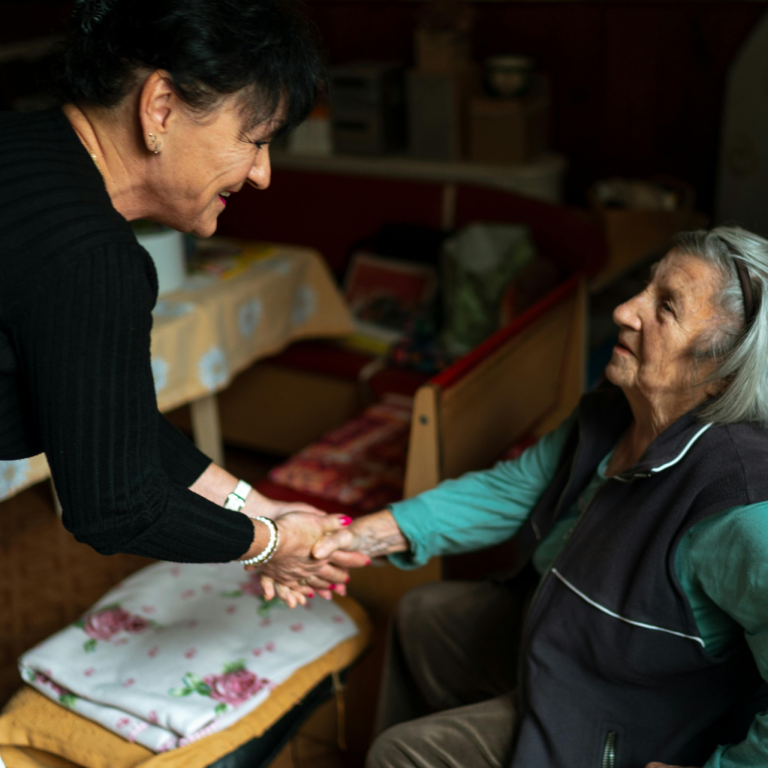 Older Lady Attendance Allowance help, at home service, DWP decision